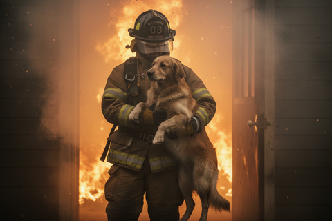 How to Protect Pets in a House Fire: A Firefighter's Guide