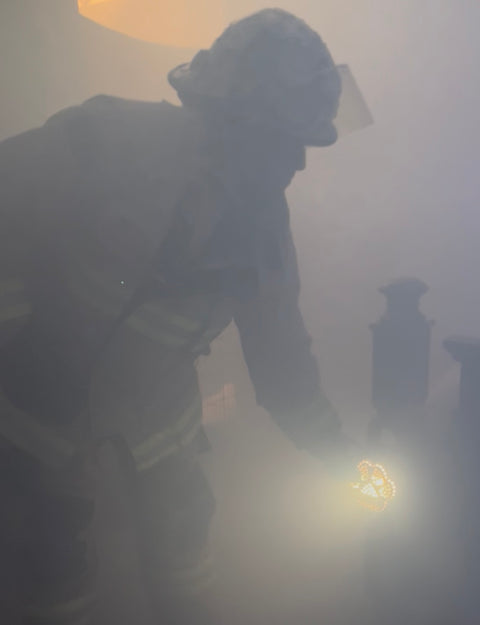 Activates when smoke is detected alerting firefighters.