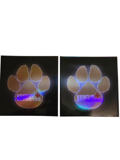 Black Edition Rescue Retriever Decal